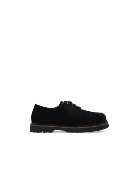 Derby Birkenstock zamszowy czarny