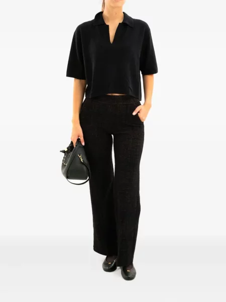 Pantaloni Avenue Montaigne maro