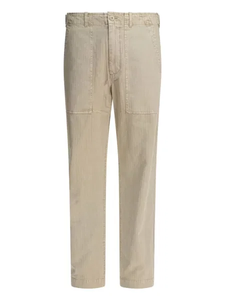 Pantaloni Alex Mill cu model herringbone