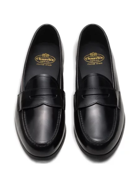 Pantofi loafer Church's din piele negru
