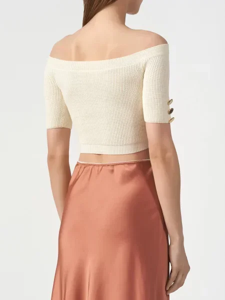 Топ Elisabetta Franchi белый