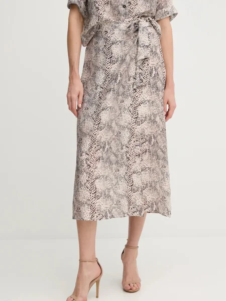 Marc Aurel fustă midi evazați bej