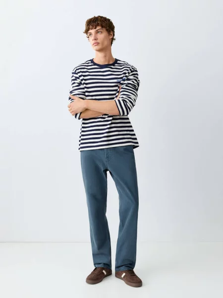 Dżinsy regular fit Teen 36 MANGO TEEN niebieski