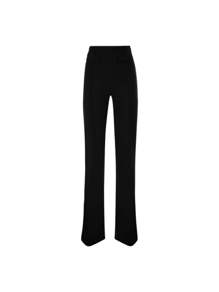 Spodnie Elisabetta Franchi z logo czarne