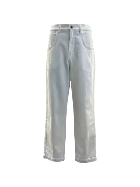 Pantaloni Eleventy alb