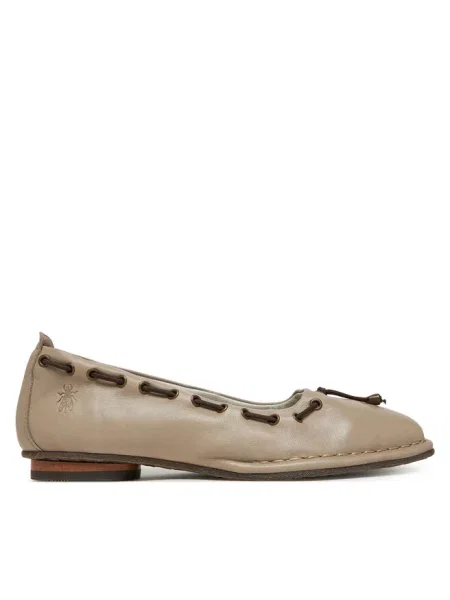 Baleriny Fly London beżowe