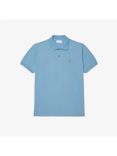 Lacoste Koszulka Polo Classic Fit Original Piqué niebieska