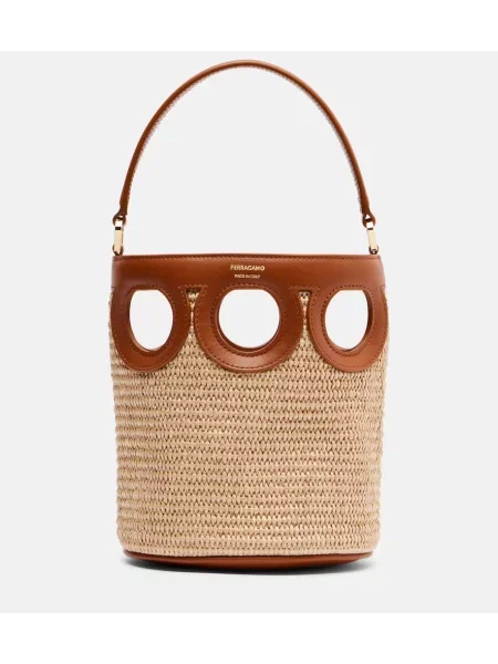 Geantă Ferragamo maro