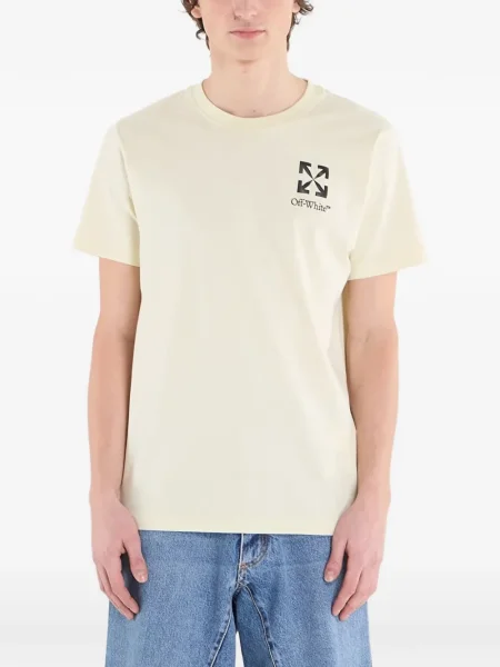 Tricou Off-white mini alb