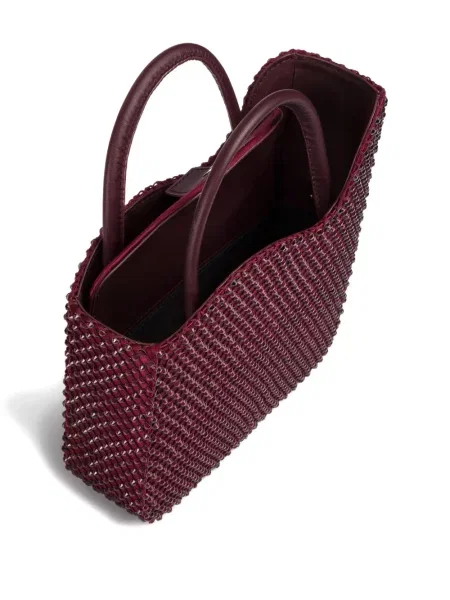 Mała torebka Le Silla z koralikami czerwona