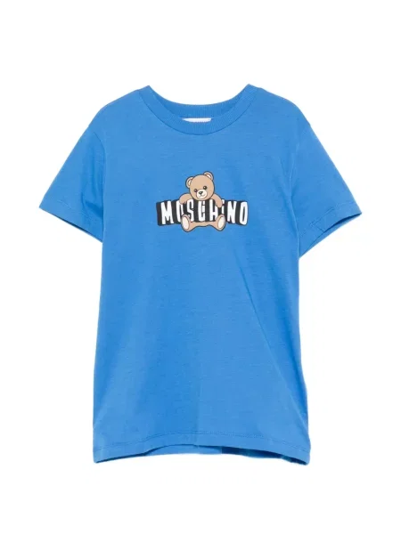 Koszulka dziecięca Moschino niebieska