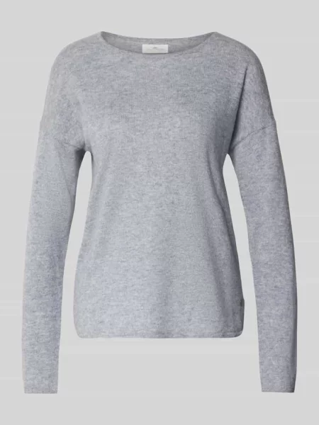 Sweter z dzianiny z czystego kaszmiru z okrągłym dekoltem Fynch-hatton
