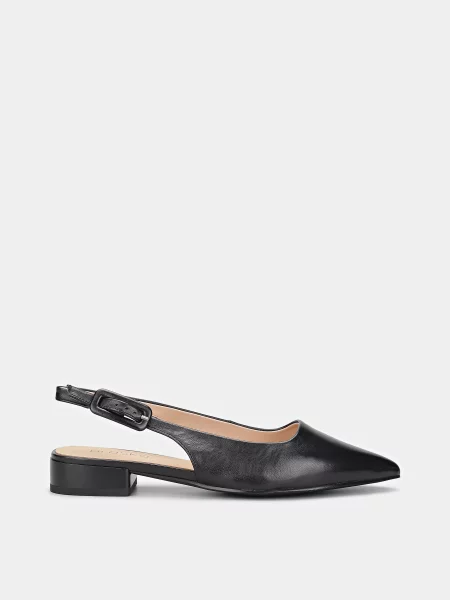 Кожаные мюли Braska черные