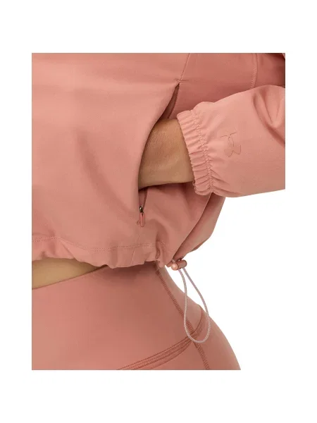 Μπουφάν Under Armour Unstoppable Woven Hooded Jacket Canyon Pink/ Black XS μαύρο
