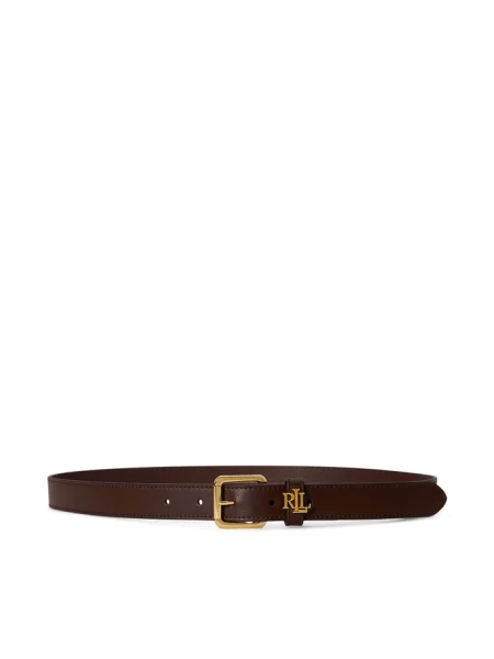 Pasek LAUREN RALPH LAUREN brązowy
