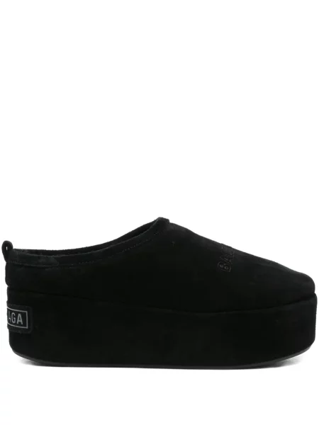 Papuci tip mules Balenciaga negru