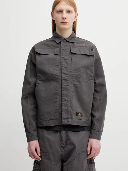 Куртка Alpha Industries ретро серая