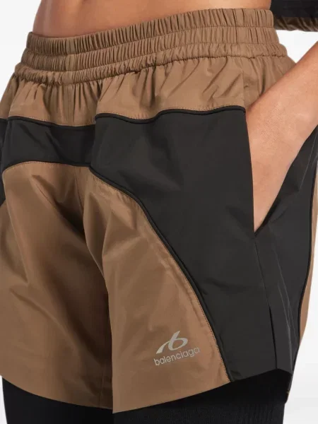 Σορτς Balenciaga με σχέδιο καφέ