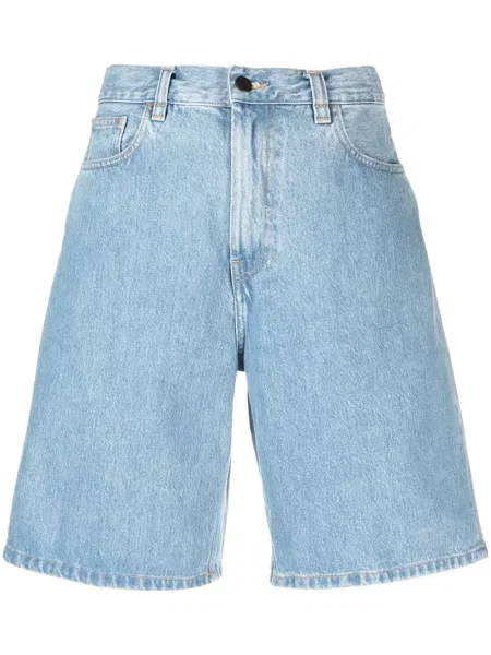 Pantaloni scurți din denim Carhartt Wip albastru