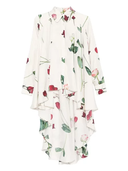 Bluzka Antonio Marras w kwiatki z nadrukiem