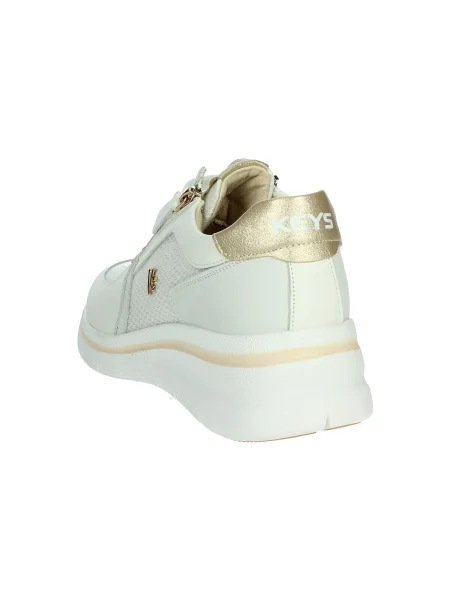 Pantofi Keys alb
