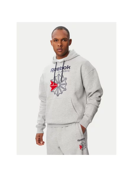 Reebok Džemperis Hainrich Šviesiai Regular Fit pilka