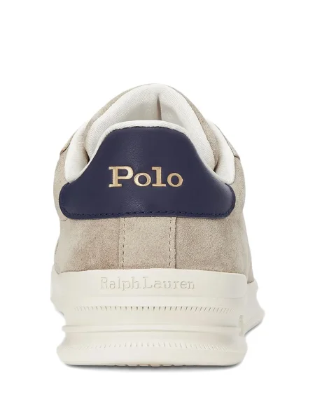 Μισό φερμουάρ sneakers Polo Ralph Lauren λευκό