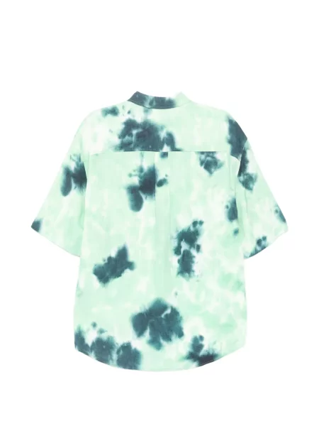 Košulja Croquis tie-dye veze zelena