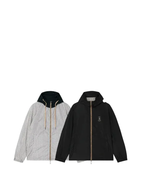 Geacă Armani Exchange cu glugă alb