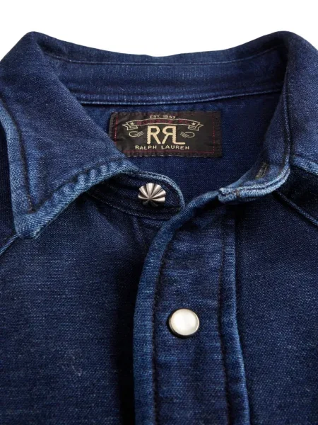 Дълго риза Ralph Lauren Rrl синьо