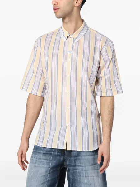 Pruhovaná krátká košile Martine Rose žlutá