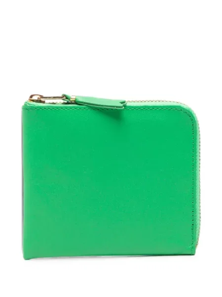 Portofel Comme Des Garçons Wallet din piele verde