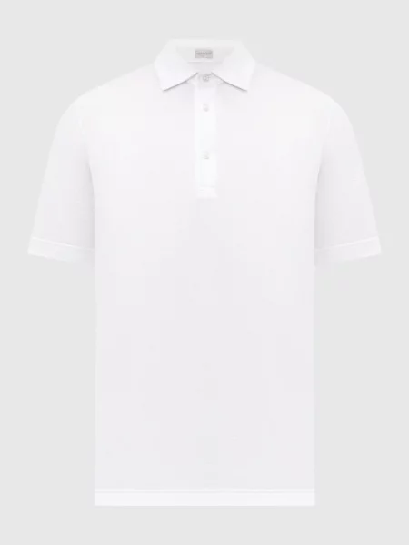 Поло з логотипом Capobianco біле