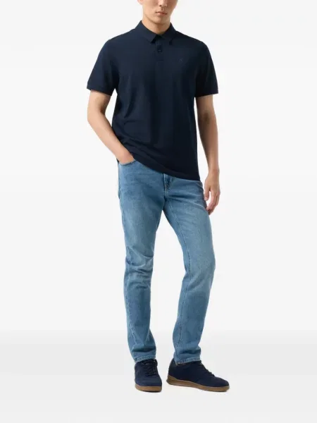 Tricou polo Bogner cu imagine albastru