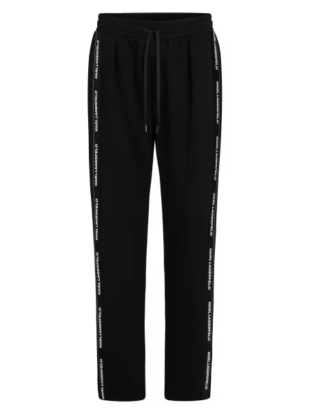 Karl Lagerfeld Pantaloni negru alb