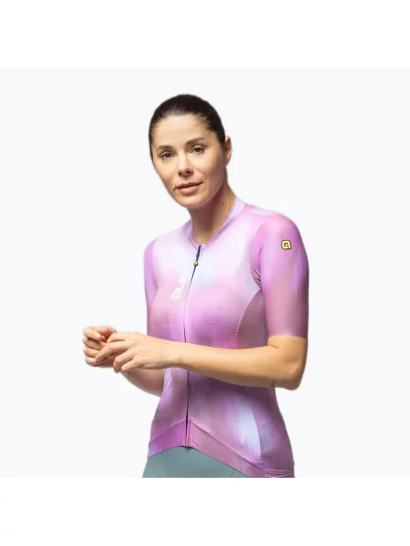 Футболка велосипедна Alé Argon pink combo рожева