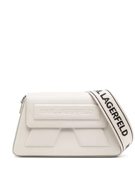 Geanta crossbody Karl Lagerfeld alb