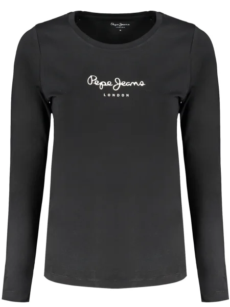 Majica z dolgimi rokavi Pepe Jeans črna