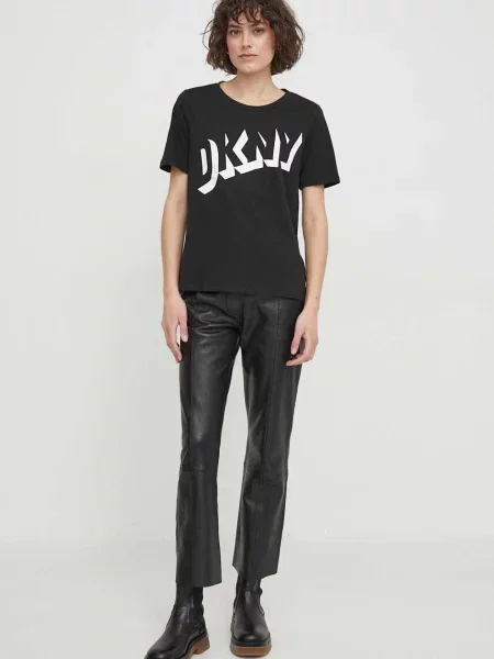 DKNY kratka majica črna