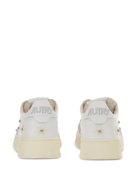 Φλοράλ sneakers Autry λευκό