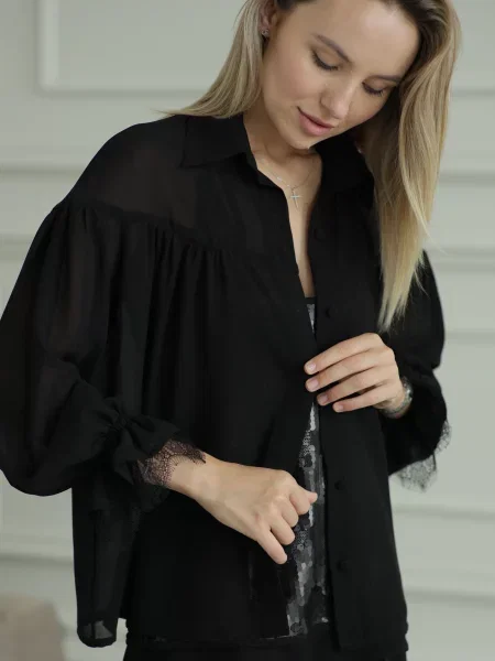 Блуза atelier Kozmeniuk Irina чорний