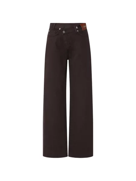 Pantaloni Liu Jo asimetrice maro