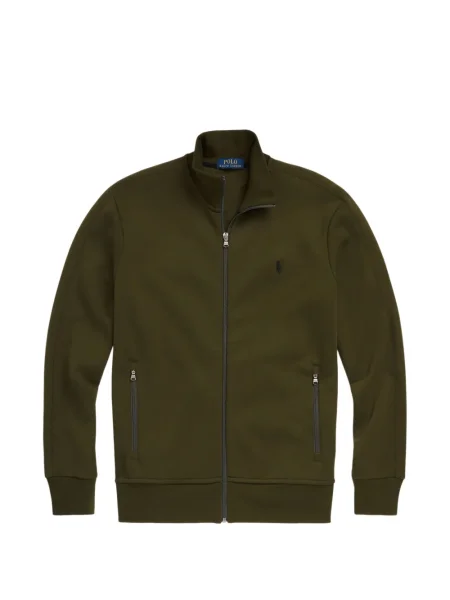 Matlasat tricou polo Polo Ralph Lauren cu decolteu rotund cu autograf roșu