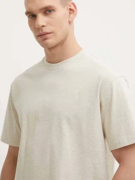 Тениска Puma MMQ с изчистен дизайн бежово