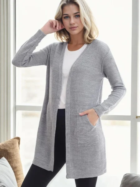 Cardigan Dewberry gri