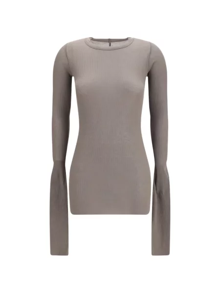 Lung tricou Rick Owens gri