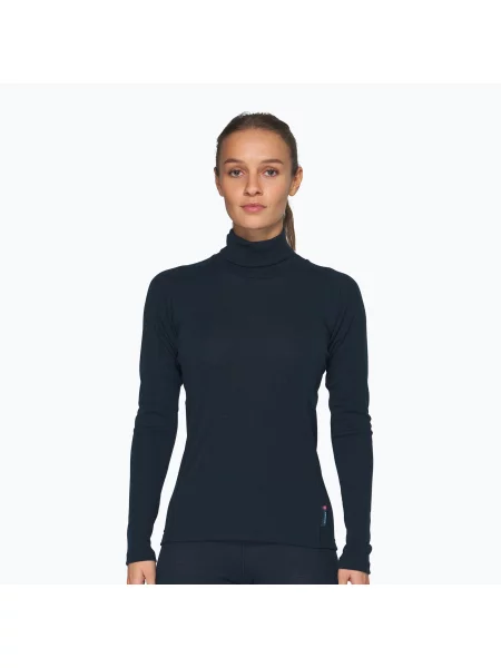 Bluză termoactivă pentru femei Devold Adventure Merino High Neck ink