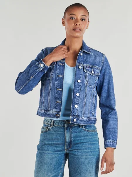 Klasická džínsová bunda Tommy Jeans modrá