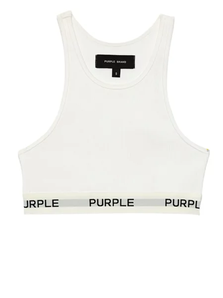 Cropp top Purple Brand alb