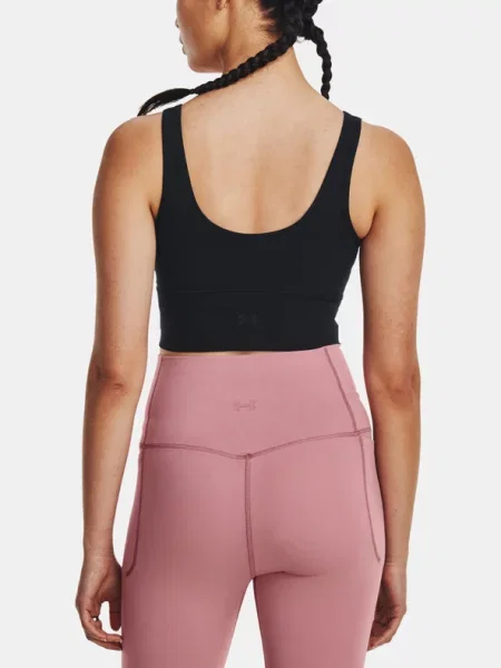 Μπλούζα Under Armour κομμένο μαύρο